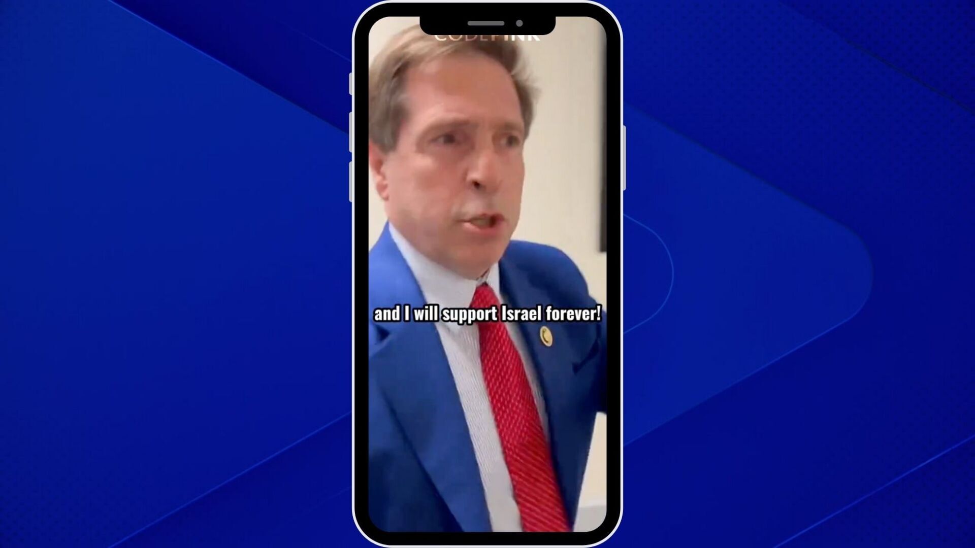 WATCH: Fleischmann defends comments made to pro-Palestinian activists in viral video of heated exchange